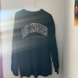 Los Angeles Oversized Long Sleeve Shirt